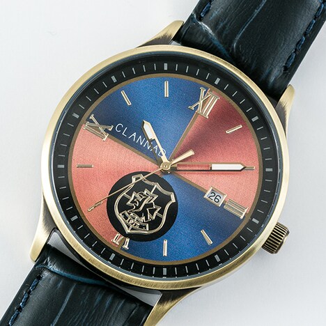 「CLANNAD」古河渚モデルの腕時計。