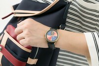 「CLANNAD」古河渚モデルの腕時計、着用イメージ。