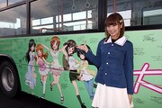 「『ガールズ&パンツァー』ガルパンバス5号車 お披露目レポート」より。