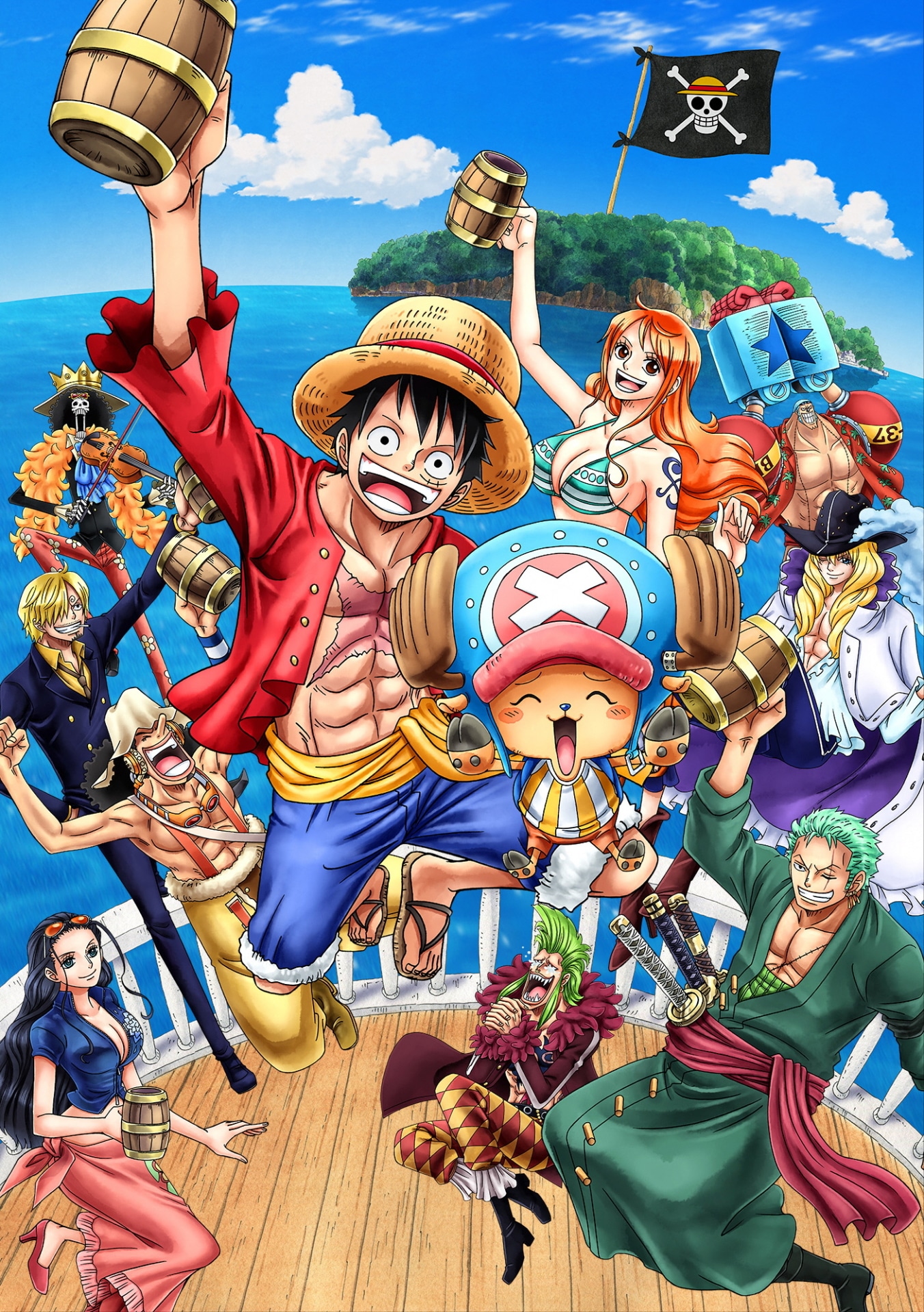 「宴島2019 真夏のモンキー・D・ルフィ島」ビジュアル