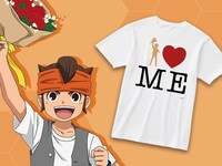 「イナズマイレブン 半袖Tシャツ（I LOVE デザイン・円堂守）」