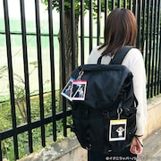 「さらざんまい SNS風アクリルキーホルダー」使用イメージ。