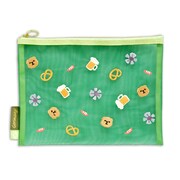 ドイツの刺繍メッシュポーチ。