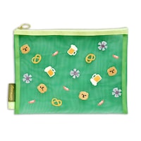 ドイツの刺繍メッシュポーチ。