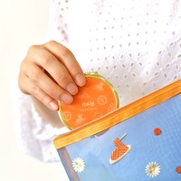 イタリアの￼ラメコンパクトミラー。