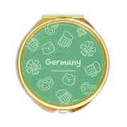 ドイツの￼ラメコンパクトミラー。