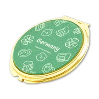 ドイツの￼ラメコンパクトミラー。