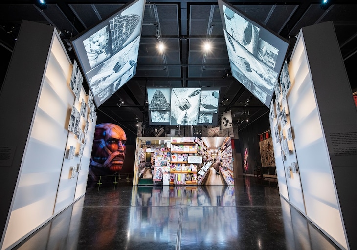 「The Citi exhibition Manga」の様子。J.Fernandes (c)The Trustees of the British Museum