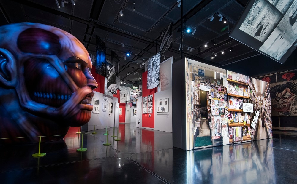 「The Citi exhibition Manga」の様子。J.Fernandes (c)The Trustees of the British Museum