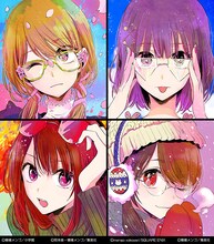 「横槍メンゴ画業10周年記念展 夢じゃないから消えない」キービジュアル