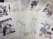 夏咲たかお「コミックス作品スキャン用ペン画」