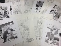 夏咲たかお「コミックス作品スキャン用ペン画」