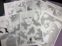 克本かさね「コミックス作品の生原画」