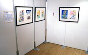 「画業50周年記念 弓月光原画展」より、「ボクの婚約者（フィアンセ）」の原画。