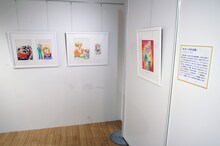 「画業50周年記念 弓月光原画展」より、「エリート狂走曲」の原画。