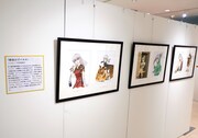 「画業50周年記念 弓月光原画展」より、「瞬きのソーニャ」の原画。