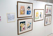 「画業50周年記念 弓月光原画展」より、「甘い生活」の原画。