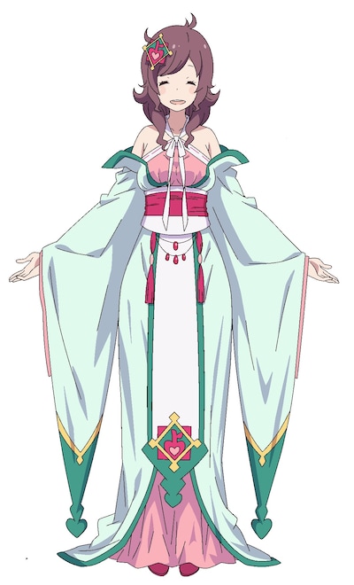 林菜々のキャラクタービジュアル。