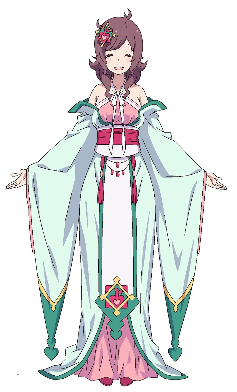 林菜々のキャラクタービジュアル。