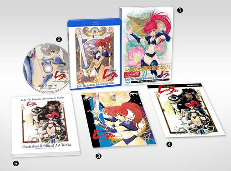 「幻夢戦記レダ <4Kリマスター> Blu-ray BOX」展開図