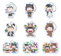 「セガコラボカフェ おそ松さん×しろくまカフェ デフォルメアクリルチャーム～着ぐるみver.～」