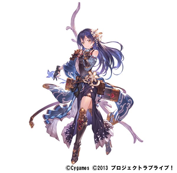アニメムック　グランブルーファンタジー×ラブライブ! μ’sアートパネル 3年生 グランブルーファンタジー」×「ラブライブ！」コラボレーション