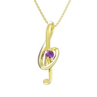 「『ピアノの森』ショパンのト音記号ペンダント」