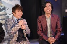 左から西川貴教、河森正治。