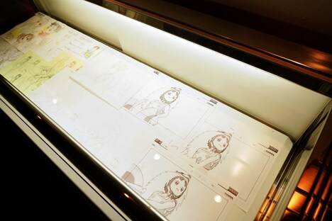 「若おかみは小学生!」の展示。