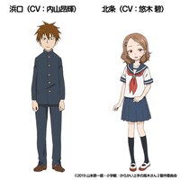 浜口と北条の設定画。