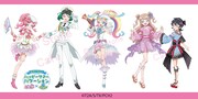 「キラッとプリ☆チャン」コラボカフェのビジュアル。