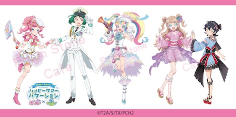 「キラッとプリ☆チャン」コラボカフェのビジュアル。