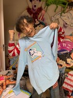 「まことちゃん」マリンパーカーと楳図かずお。