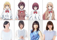 アニメ「ソウナンですか？」先行上映会の登壇者。左からM・A・O、河野ひより、安野希世乃、和氣あず未。