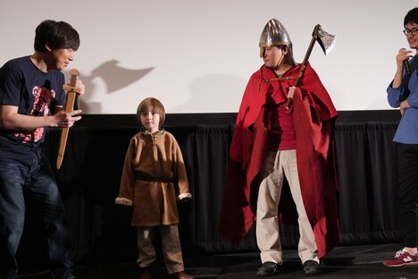 TVアニメ「ヴィンランド・サガ」プレミア上映会の様子。