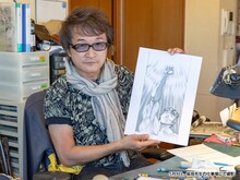 板垣恵介の直筆サイン入り「バキ」生原稿。