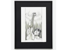 板垣恵介の直筆サイン入り「バキ」生原稿。