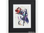 盆ノ木至直筆サイン入り「吸血鬼すぐ死ぬ」8巻扉絵カラー複製原画