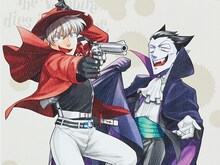 盆ノ木至直筆サイン入り「吸血鬼すぐ死ぬ」8巻扉絵カラー複製原画