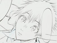 「ハリガネサービスACE」第14話「開幕」見開き生原稿