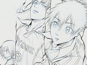 「ハリガネサービスACE」第15話「インターハイ開幕!!」見開き生原稿