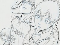 「ハリガネサービスACE」第15話「インターハイ開幕!!」見開き生原稿