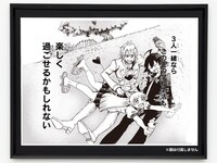 西修直筆サイン入り「魔入りました！入間くん」サイン入り複製原稿＆ネームデータ