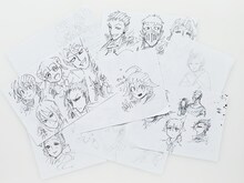 西修の落書きイラスト。