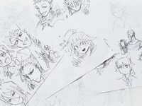 西修の落書きイラスト。