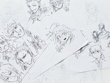 西修の落書きイラスト。