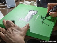 浜岡賢次直筆サイン入りイラストパネル2枚セット