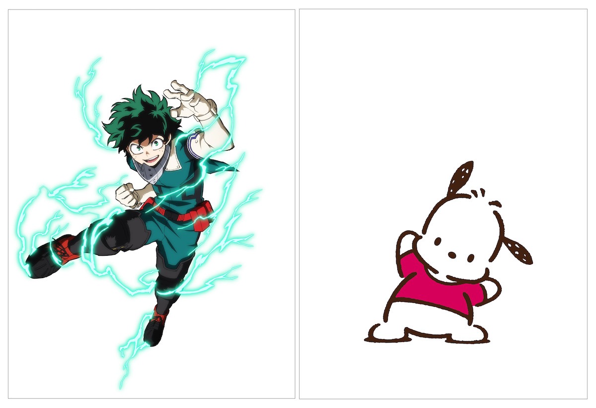 緑谷出久とポチャッコ。