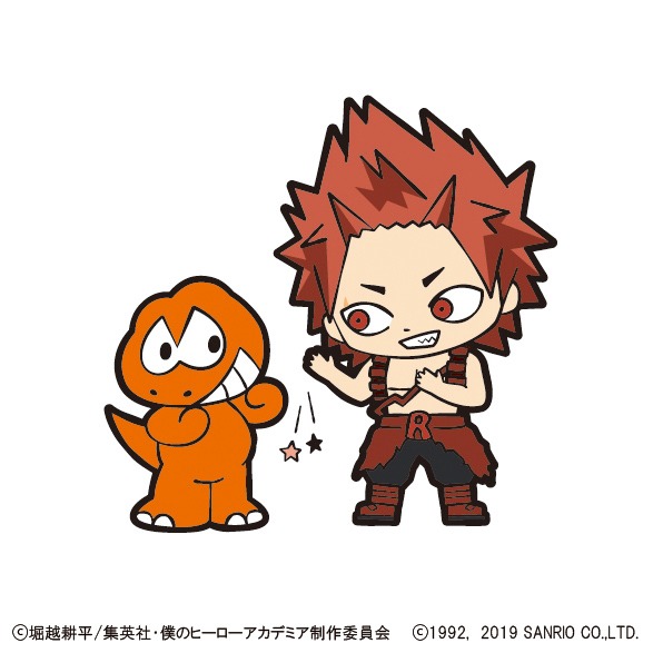 切島鋭児郎とウィアーダイナソアーズのコラボビジュアル。
