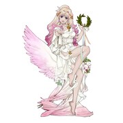 「C賞:Pink Venus of The Galaxy シェリル・ノーム フィギュア」の元となった江端里沙による描き下ろしイラスト。